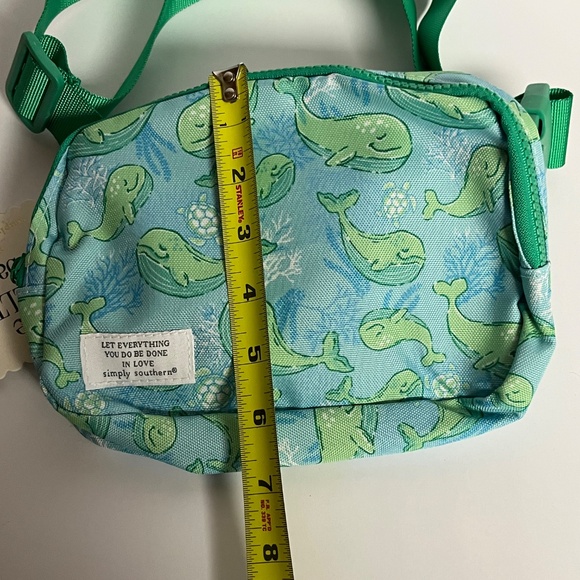 Simply Southern Collection Whale Belt Bag Fanny Pack The Belt Bag Sea Turtle New - Picture 7 of 7